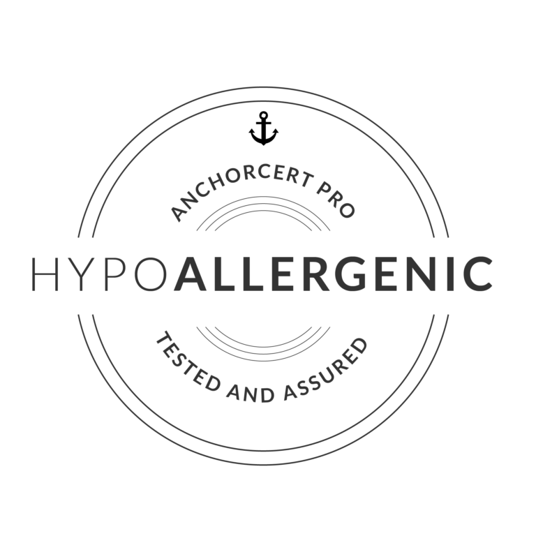 Hypoallergenic testing logo